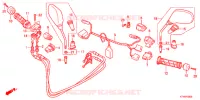 COMMODO   CABLE   RETROVISEUR pour Honda SH 300 R ABS TYPE ED 2012