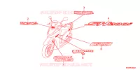 AUTOCOLLANTS pour Honda SH 300 2012