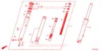 FOURCHE pour Honda SH 300 2012