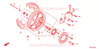 ROUE AVANT pour Honda SH 300 2012