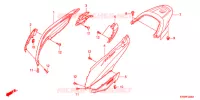 CARENAGE ARRIERE pour Honda SH 300 R 2012
