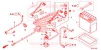 BATTERIE pour Honda FOURTRAX 420 RANCHER 4X4 Manual Shift CAMO 2012