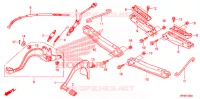 PEDALE   REPOSE PIED pour Honda FOURTRAX 420 RANCHER 4X4 Manual Shift CAMO 2012