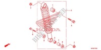 AMORTISSEUR ARRIERE pour Honda FOURTRAX 420 RANCHER 4X4 Manual Shift 2012