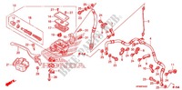 MAITRE CYLINDRE DE FREIN AVANT pour Honda FOURTRAX 420 RANCHER 4X4 Manual Shift 2012