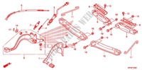 PEDALE   REPOSE PIED pour Honda FOURTRAX 420 RANCHER 4X4 Manual Shift 2012