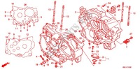 CARTER MOTEUR pour Honda FOURTRAX 500 FOREMAN RUBICON Hydrostatic 2012