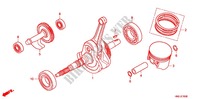 VILEBREQUIN   PISTON pour Honda FOURTRAX 500 FOREMAN RUBICON Power Steering 2012