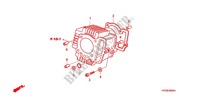CYLINDRE pour Honda SPORTRAX TRX 90 2012