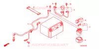 BATTERIE pour Honda VFR 1200 F 2012