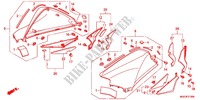 CAPOT DE RESERVOIR   GARDE BOUE AVANT pour Honda VFR 1200 F 2012