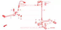 PEDALE pour Honda VFR 1200 F 2012
