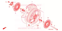 ROUE AVANT pour Honda VFR 1200 F 2012