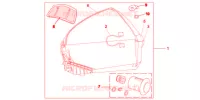 TOP CASE 45L DARKNESS BLACK pour Honda VFR 1200 F 2012