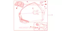 TOP CASE 45L PROMINENCE RED pour Honda VFR 1200 F 2012