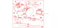 VALISES 29 LITRES PROMINENCE RED pour Honda VFR 1200 F 2012