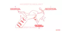 AUTOCOLLANTS pour Honda VFR 1200 DCT 2012