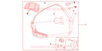 TOP CASE 45L DARKNESS BLACK pour Honda VFR 1200 DCT 2012