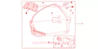 TOP CASE 45L DARKNESS BLACK pour Honda VFR 1200 DCT 2012