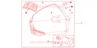 TOP CASE 45L TITANIUM BLADE pour Honda VFR 1200 DCT 2012