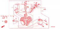 CORPS DE PAPILLON pour Honda XRE 300 ABS 2012