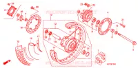 ROUE ARRIERE pour Honda XRE 300 ABS 2012
