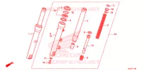 FOURCHE pour Honda SH 150 2013