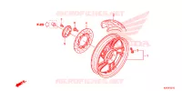 ROUE ARRIERE pour Honda SH 150 2013