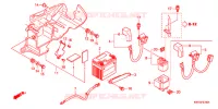 BATTERIE pour Honda XRE 300 3BR 2011