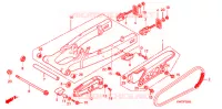 BRAS OSCILLANT pour Honda XRE 300 3BR 2011