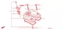 COUVRE CULASSE pour Honda XRE 300 3BR 2011