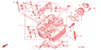 CULASSE pour Honda XRE 300 3BR 2011
