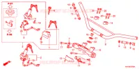 GUIDON   TE DE FOURCHE pour Honda XRE 300 3BR 2011