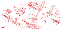 REPOSE PIED pour Honda XRE 300 3BR 2011