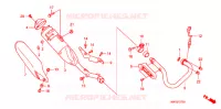 SILENCIEUX D'ECHAPPEMENT pour Honda XRE 300 3BR 2011