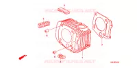 CYLINDRE pour Honda INNOVA 125 2007