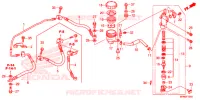 MAITRE CYLINDRE DE FREIN ARRIERE pour Honda CB 1000 R ABS 2013