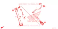 BEQUILLE pour Honda CB 500 F WHITE 2014