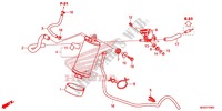 SYSTÈME DE RECYCLAGE DES GAZ pour Honda CB 500F BLACK 2014