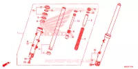 FOURCHE pour Honda CB 500 X 2013