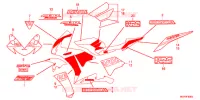 AUTOCOLLANTS (CBR1000RRD/RAD) (REPSOL) pour Honda CBR 1000 RR ABS REPSOL 2013