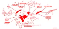 AUTOCOLLANTS (CBR1000RRD/RAD) (REPSOL) pour Honda CBR 1000 RR ABS REPSOL 2013