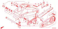 BRAS OSCILLANT pour Honda CBR 1000 RR ABS REPSOL 2013
