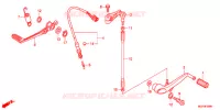 PEDALE pour Honda CBR 1000 RR ABS REPSOL 2013