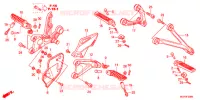 REPOSE PIED pour Honda CBR 1000 RR ABS 2013
