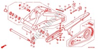 BRAS OSCILLANT pour Honda CBR 1000 RR FIREBLADE WHITE 2012