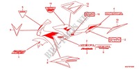 AUTOCOLLANTS (CBR1000RRC/RAC) pour Honda CBR 1000 RR RED 2012