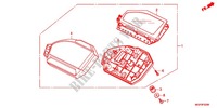 COMPTEUR pour Honda CBR 1000 RR FIREBLADE RED 2012
