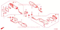 CLIGNOTANT pour Honda CBR 125 WHITE 2012