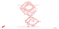 CYLINDRE pour Honda CBR 250 R ABS BLACK 2013